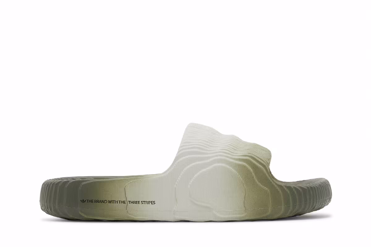 adidas Adilette 22 Slide Gradient Pack - Wonder Silver, view 2