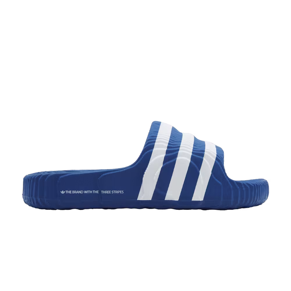 adidas Adilette 22 Slide Royal Blue White