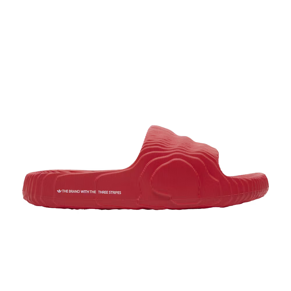 adidas Adilette 22 Slides Scarlet