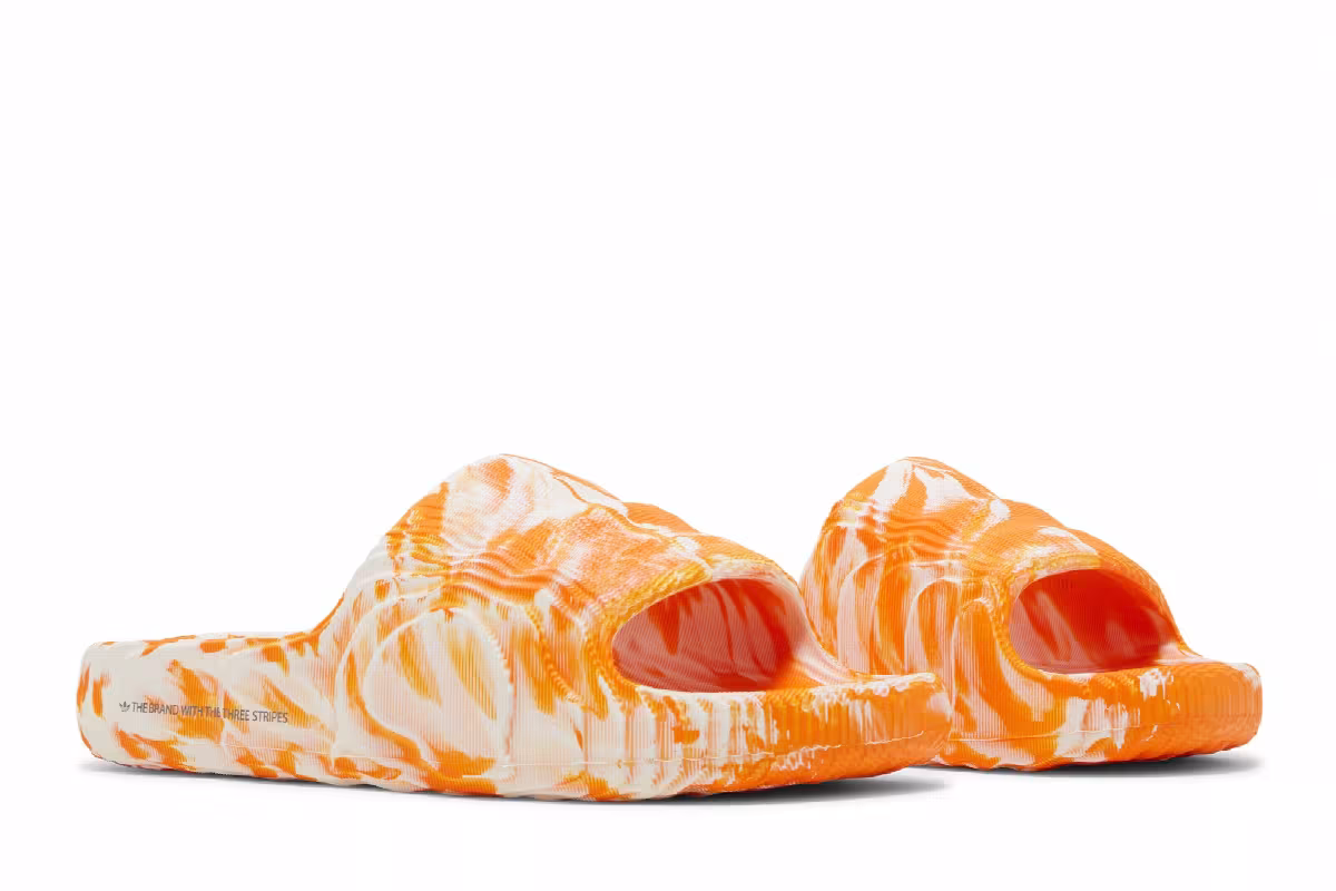 Adidas Adilette 22 Slides Bright Orange, view 9