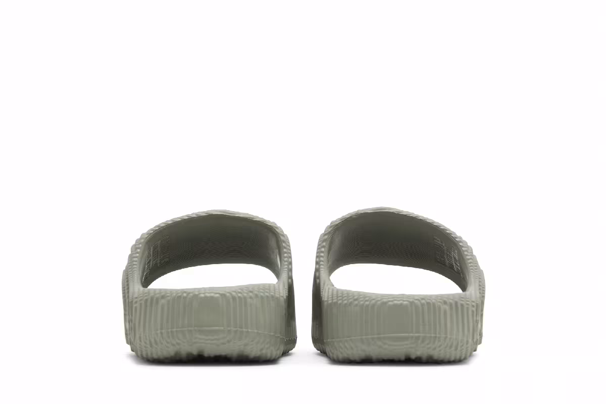 adidas Women's Adilette 22 Slides Silver Green, view 7