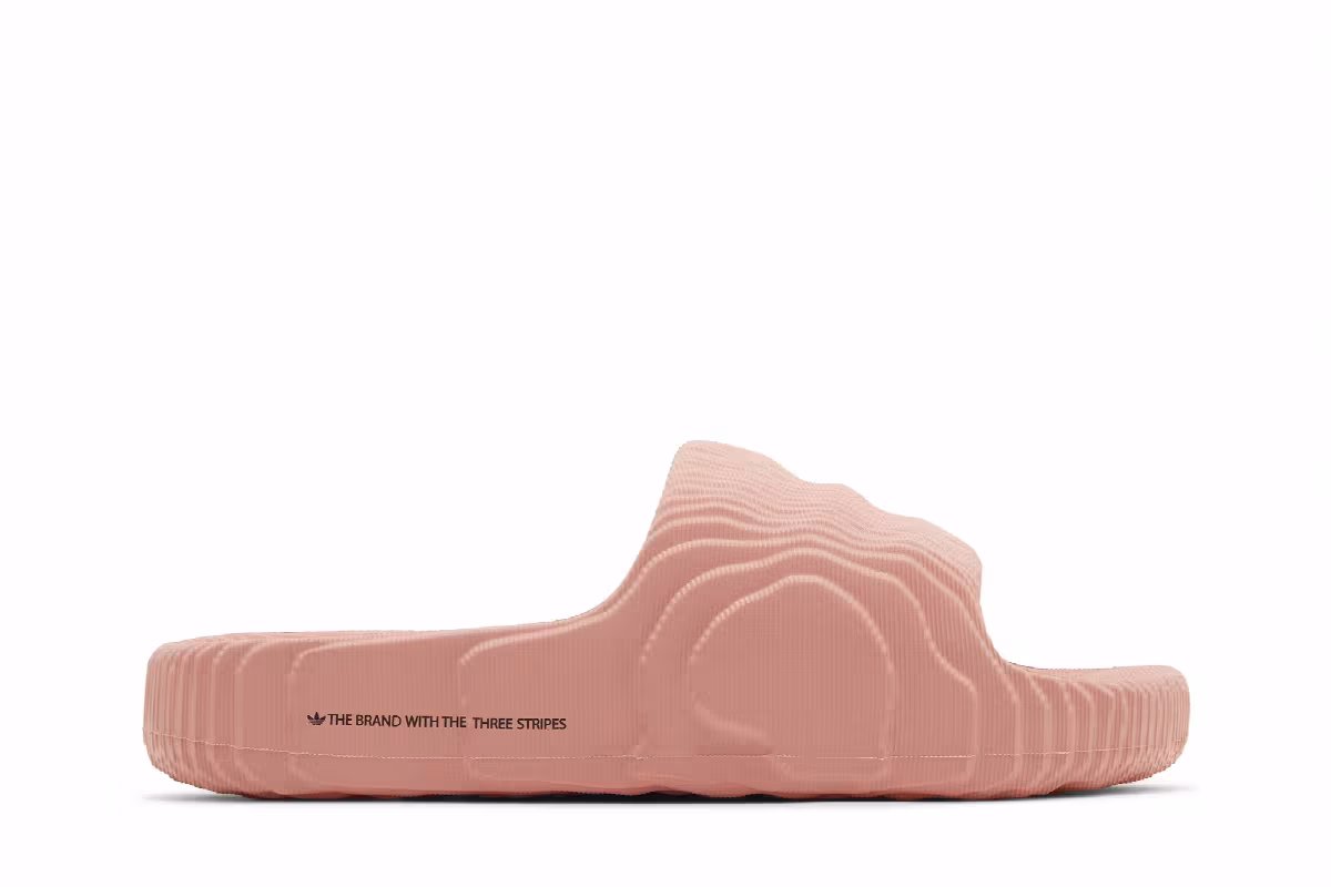 adidas Women's Adilette 22 Slide Wonder Clay, view 2