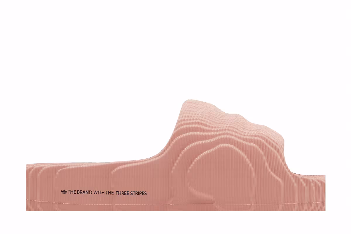 adidas Women's Adilette 22 Slide Wonder Clay, view 3