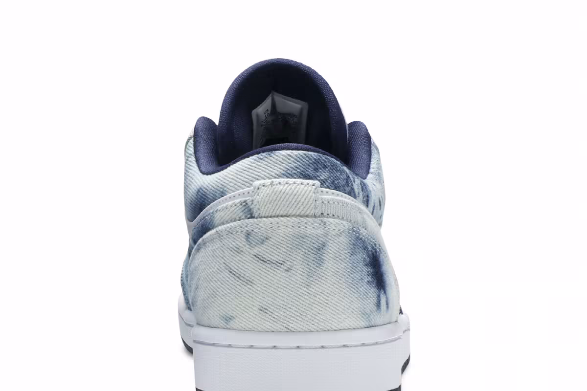 Air Jordan 1 Low SE Washed Denim, view 8