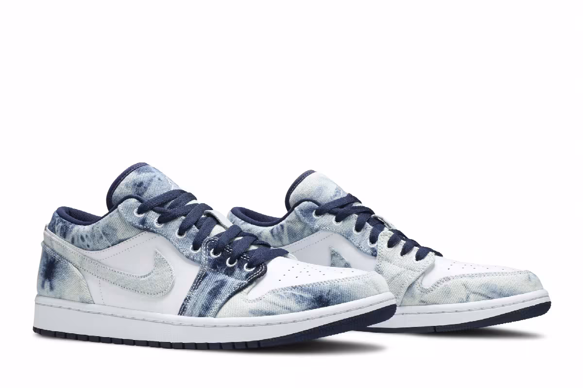 Air Jordan 1 Low SE Washed Denim, view 9