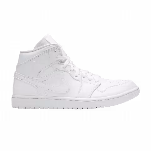 Air Jordan 1 Mid 'Triple White' 2020