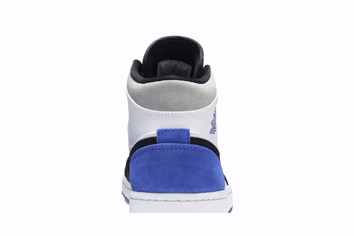 Air Jordan 1 Mid SE Royal Black Toe, view 8