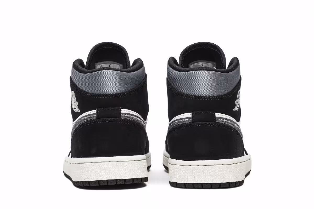 Air Jordan 1 Mid SE Satin Smoke Grey, view 7