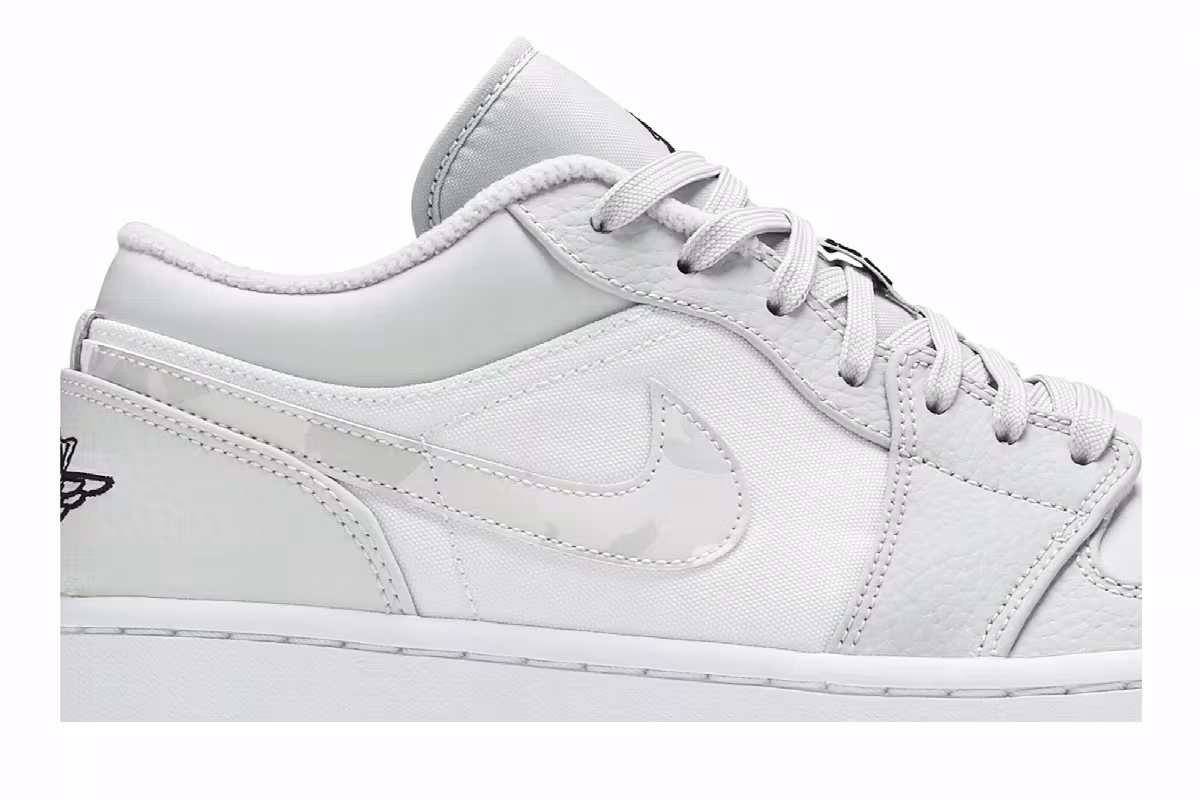 Air Jordan 1 Low White Camo, view 3