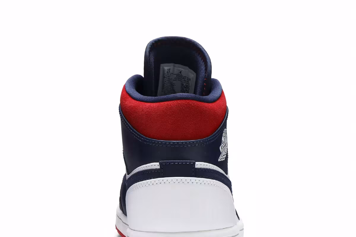 Air Jordan 1 Mid SE Olympic, view 8