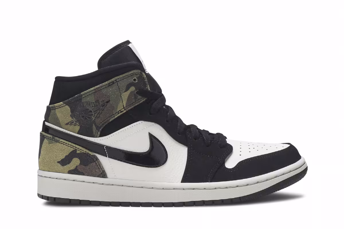 Air Jordan 1 Mid Camo, view 2