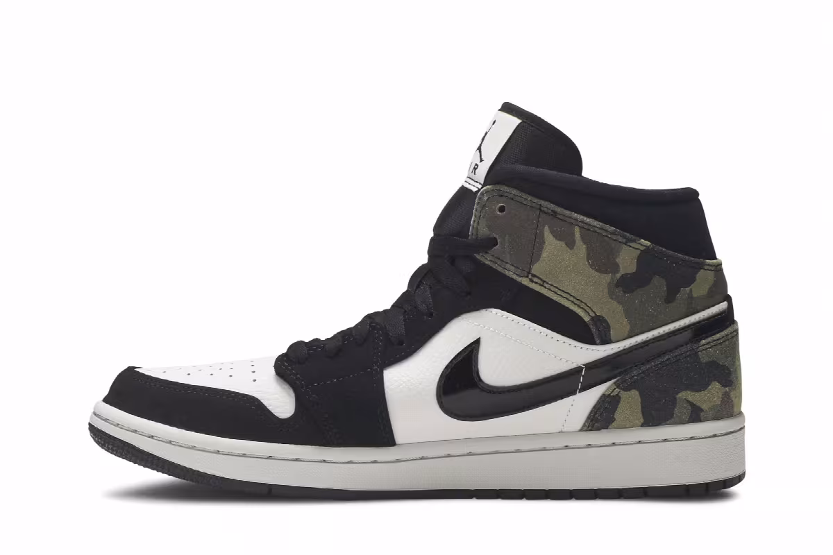 Air Jordan 1 Mid Camo, view 4