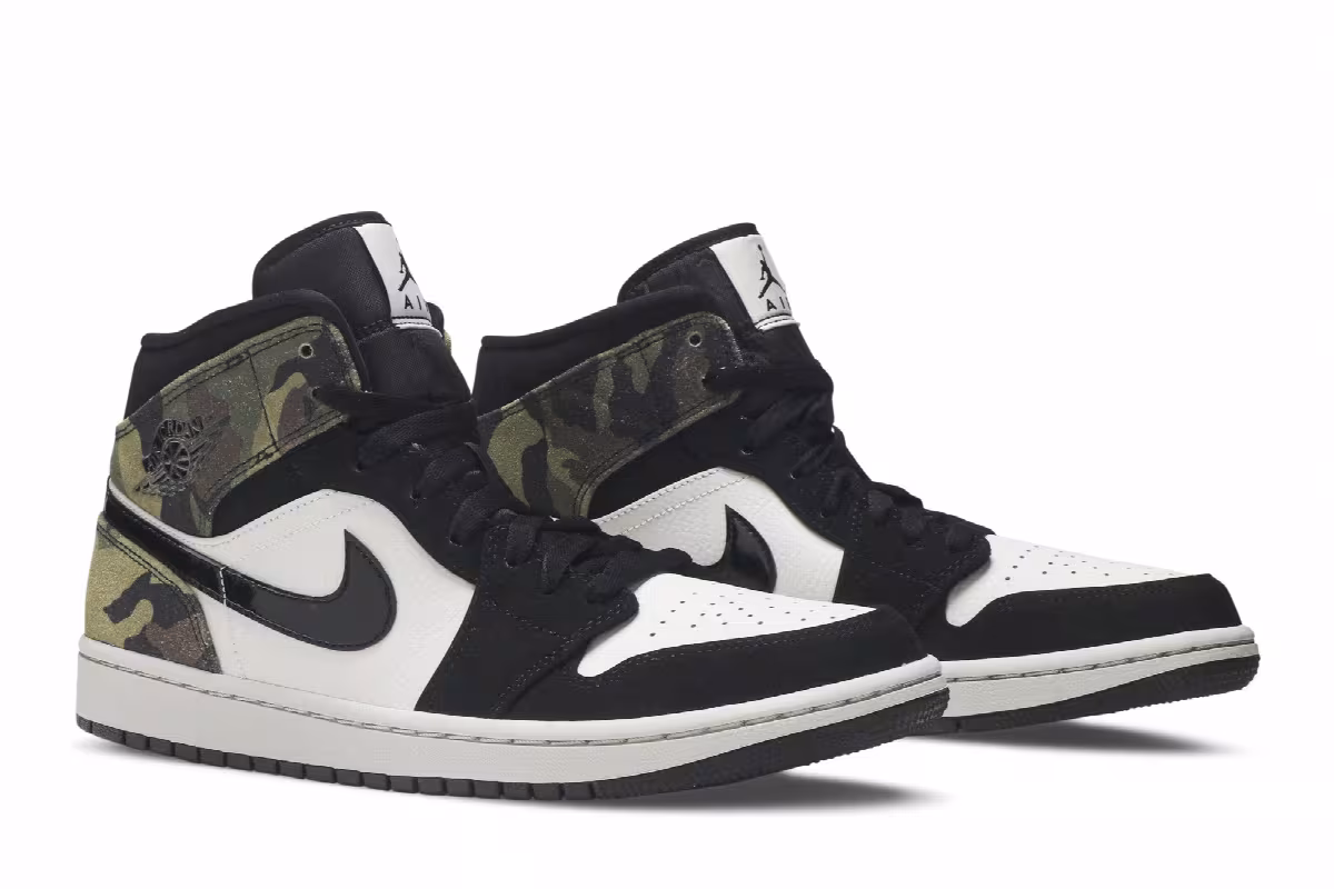 Air Jordan 1 Mid Camo, view 9