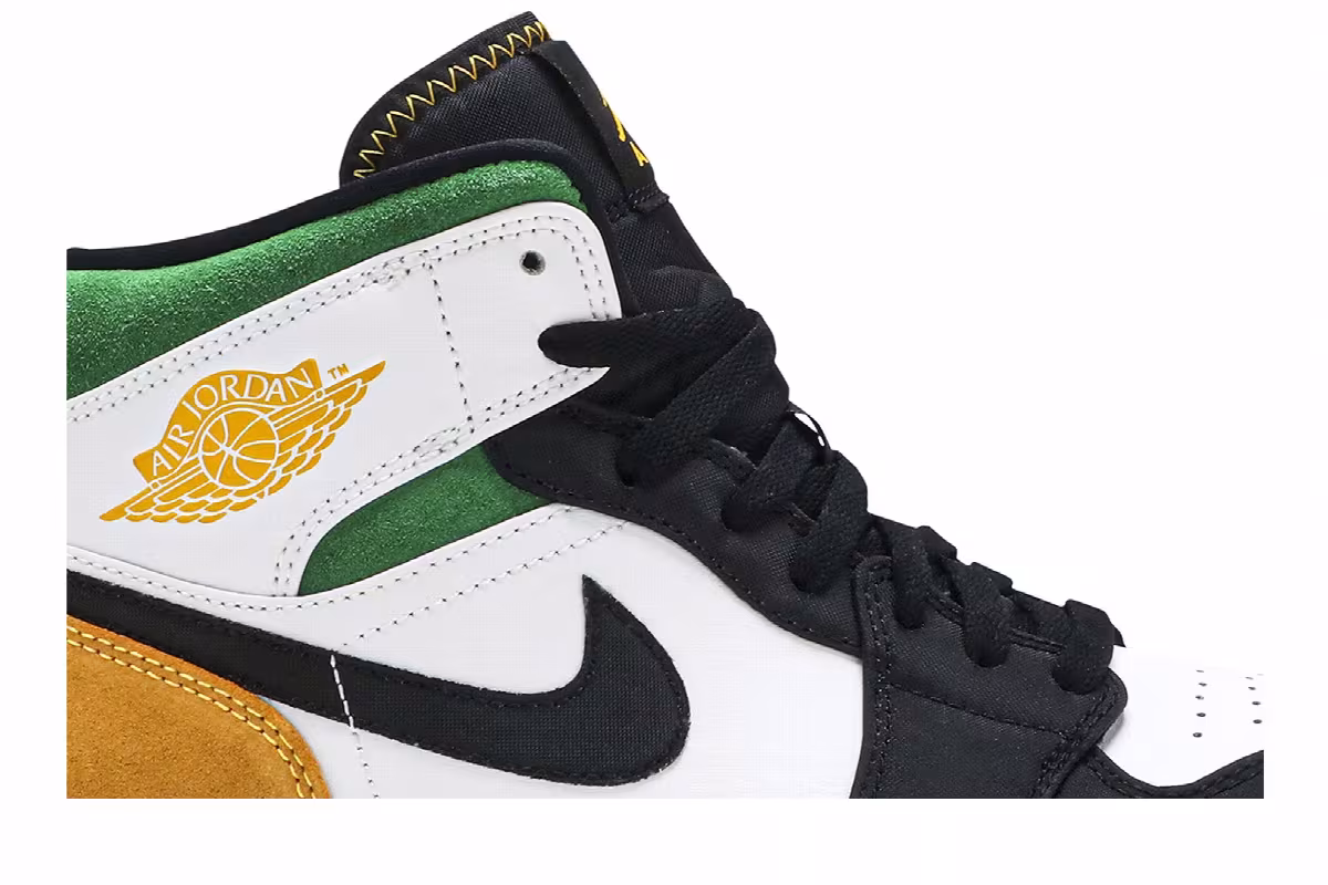 Air Jordan 1 Mid SE Oakland, view 3