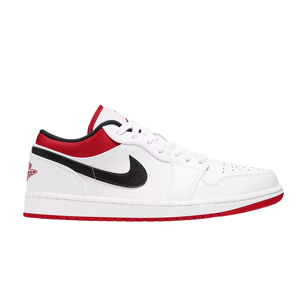 Air Jordan 1 Low White University Red