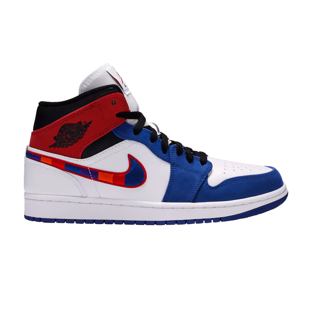 Air Jordan 1 Mid Multicolored Swoosh