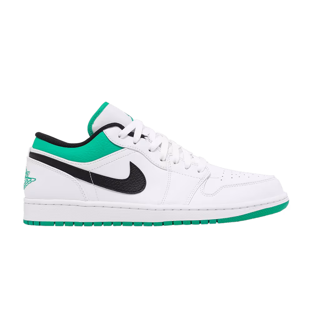 Air Jordan 1 Low White Lucky Green