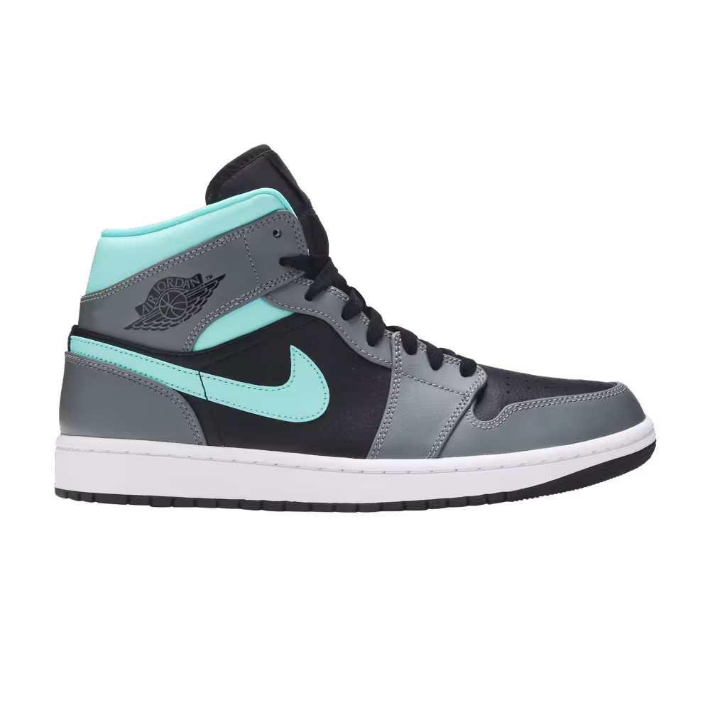 Air Jordan 1 Mid Grey Aqua