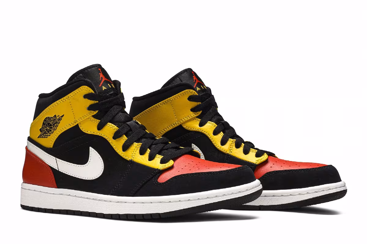 Air Jordan 1 Mid SE Amarillo, view 9