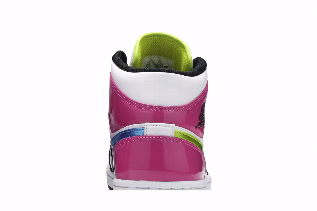 Air Jordan 1 Mid SE Cyber Active Fuchsia, view 8