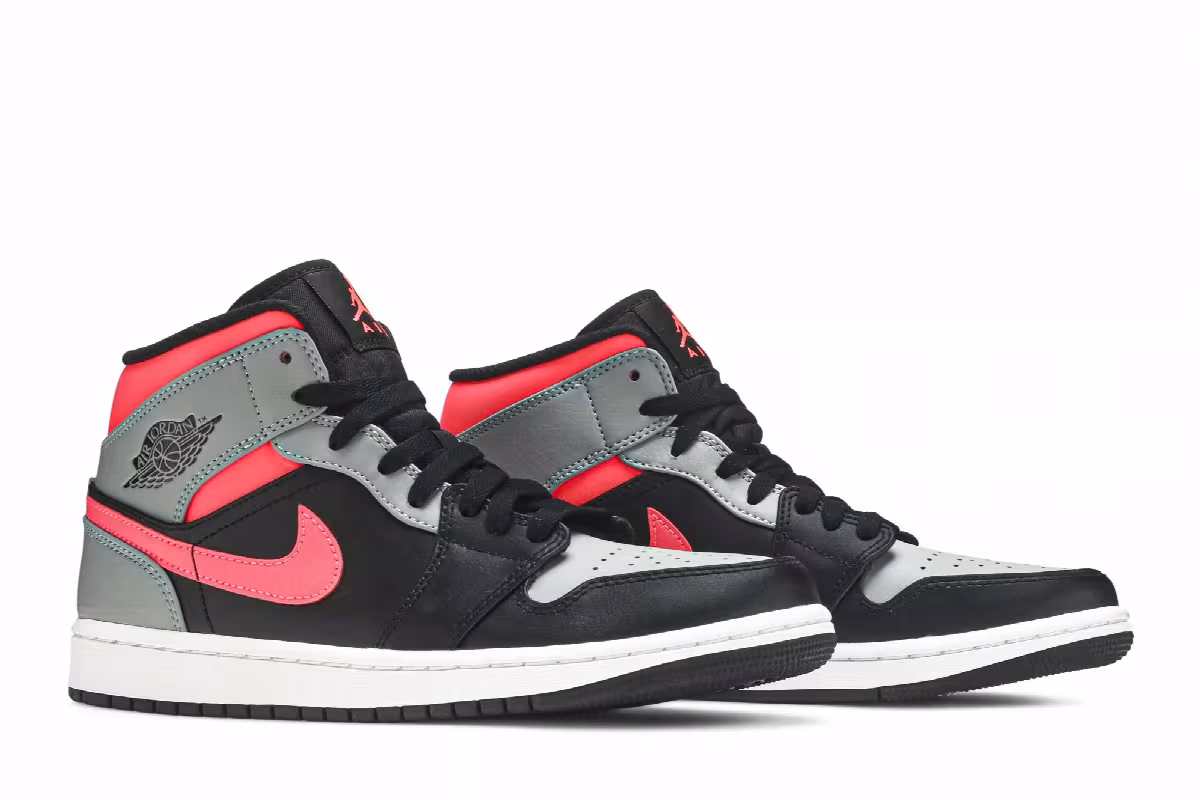 Air Jordan 1 Mid Pink Shadow, view 9
