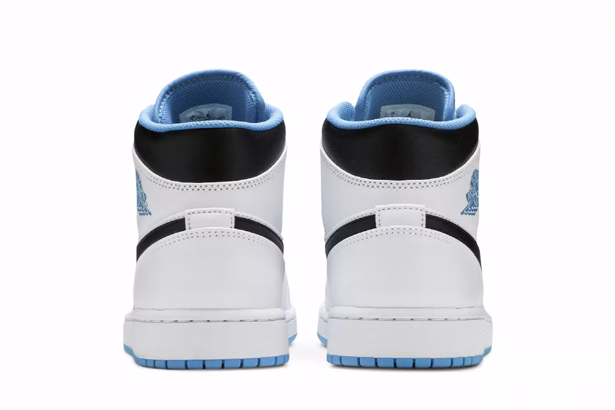 Air Jordan 1 Mid Laser Blue, view 7