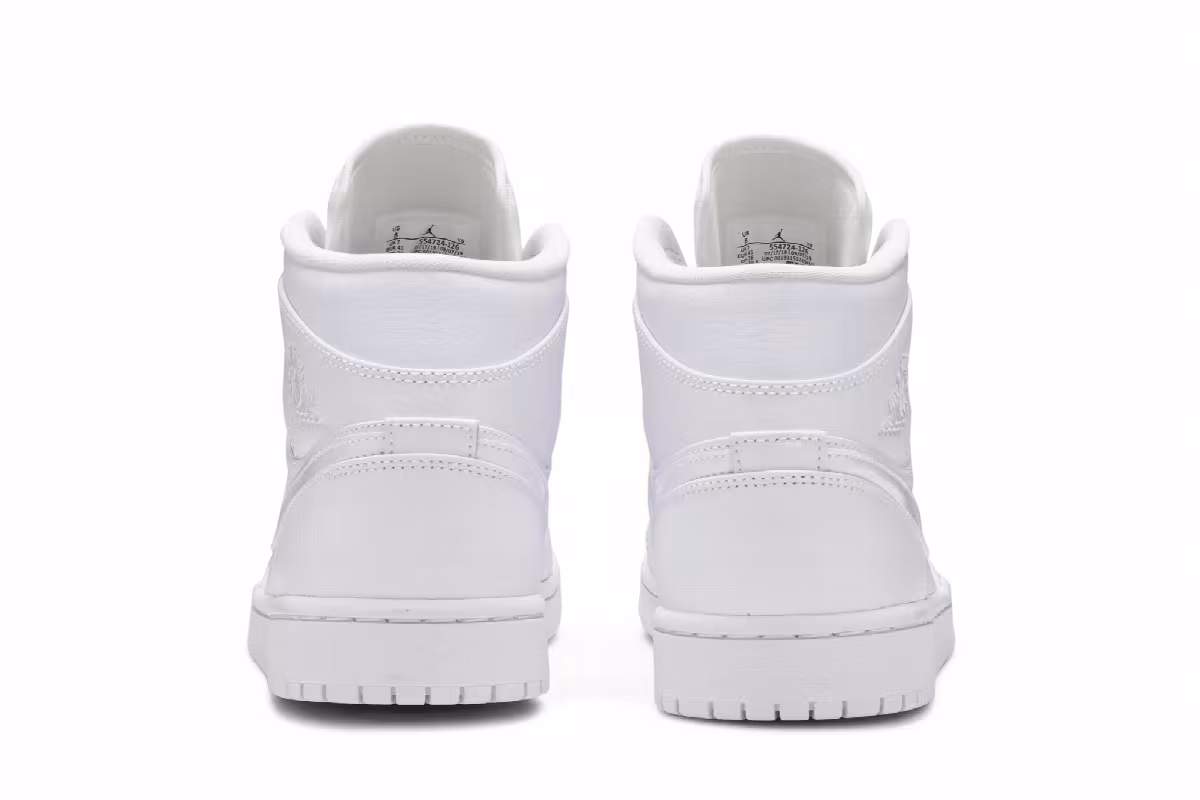 Air Jordan 1 Mid White, view 7