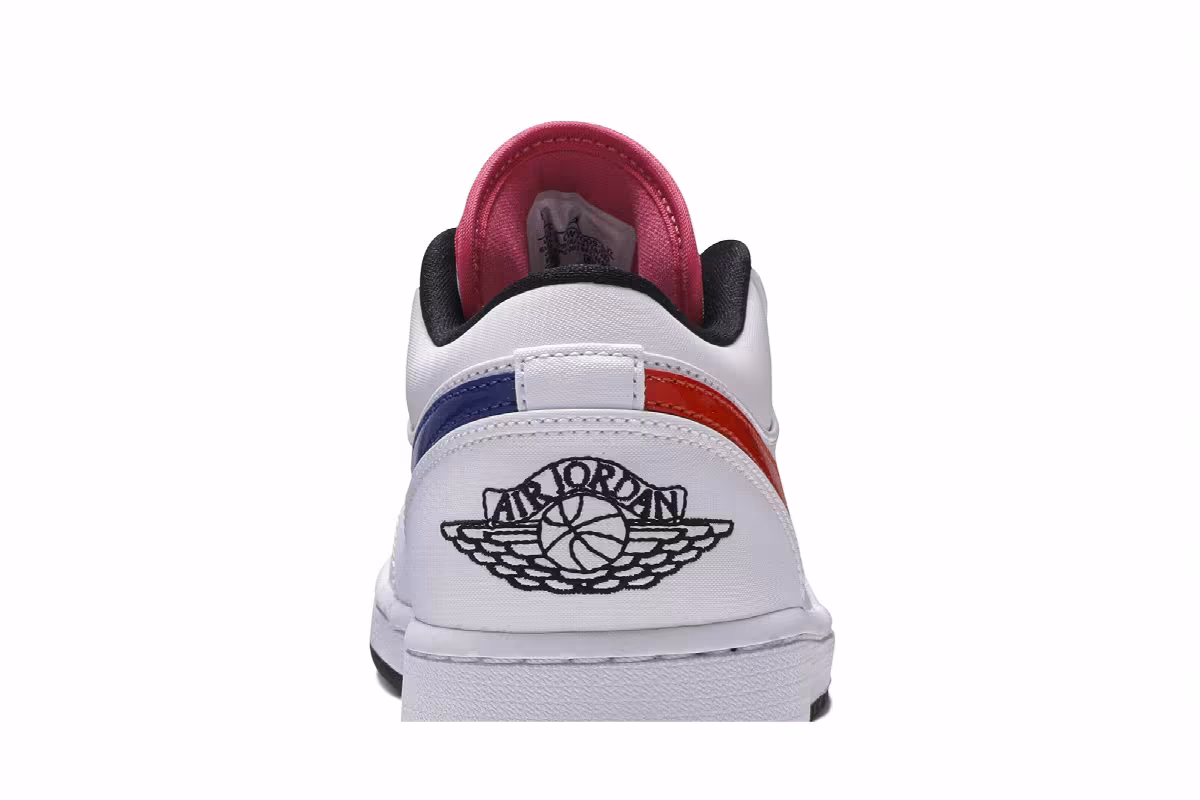 Air Jordan 1 Low Multi-Color Swoosh, view 8