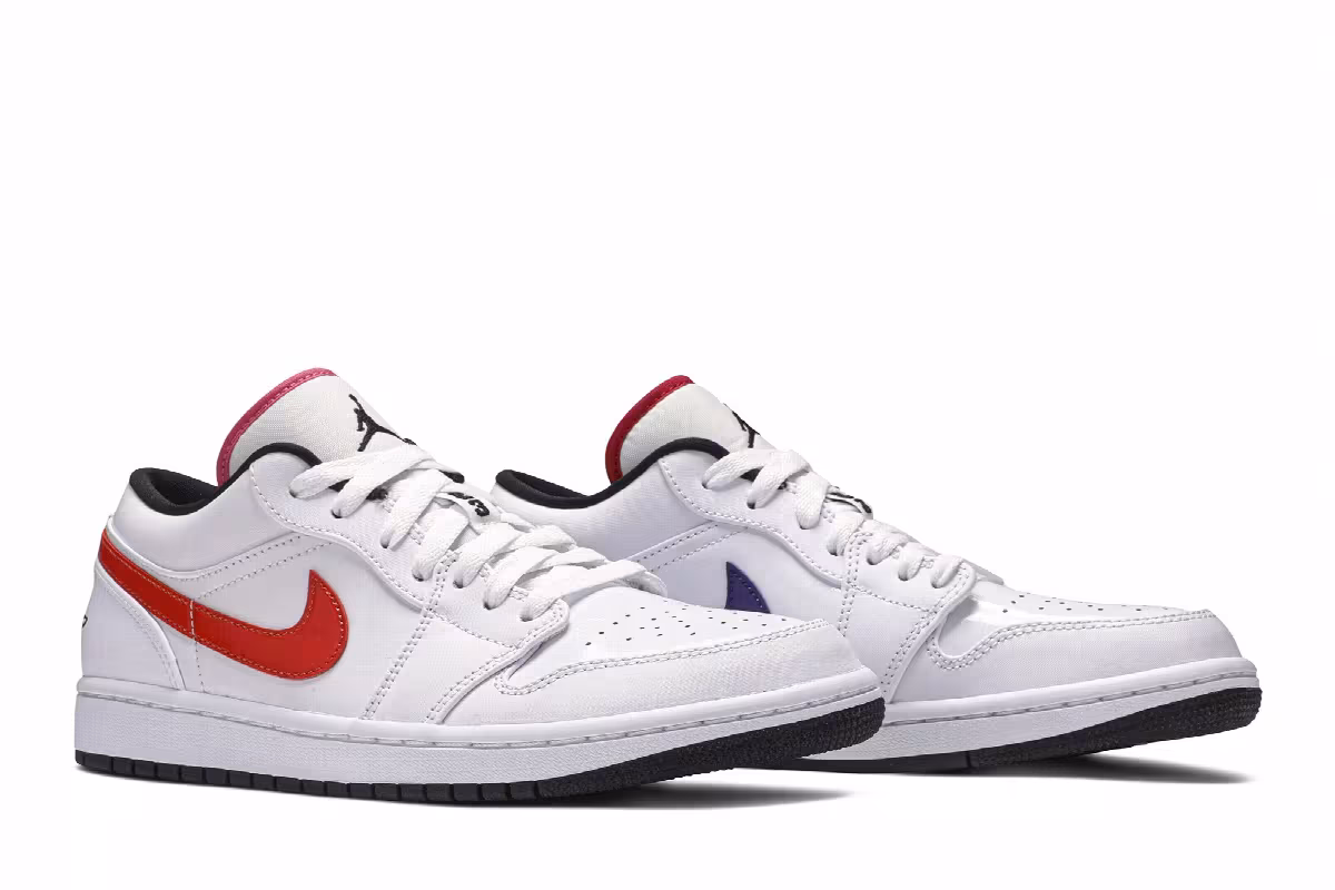 Air Jordan 1 Low Multi-Color Swoosh, view 9