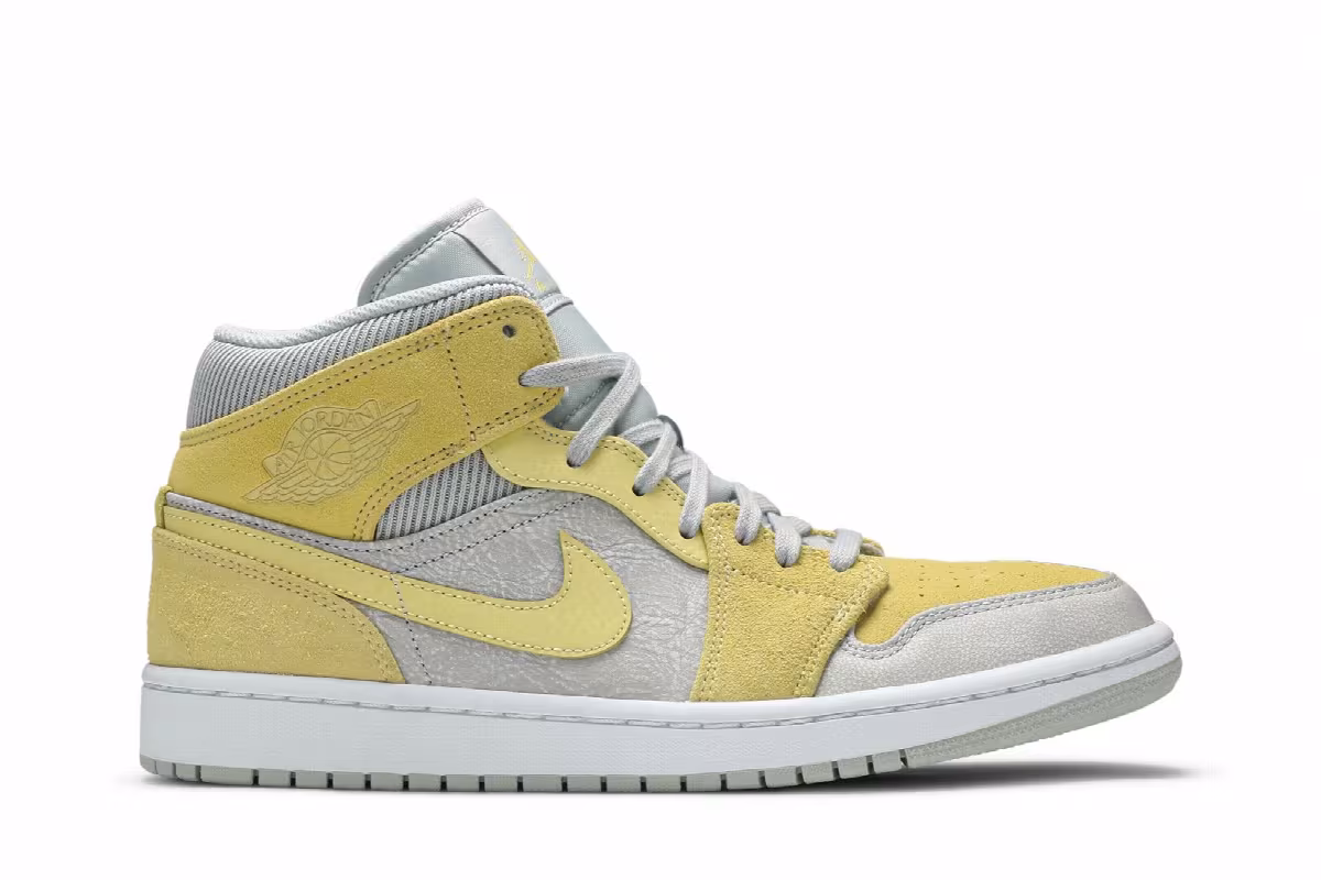 Air Jordan 1 Mid SE Lemon Wash, view 2