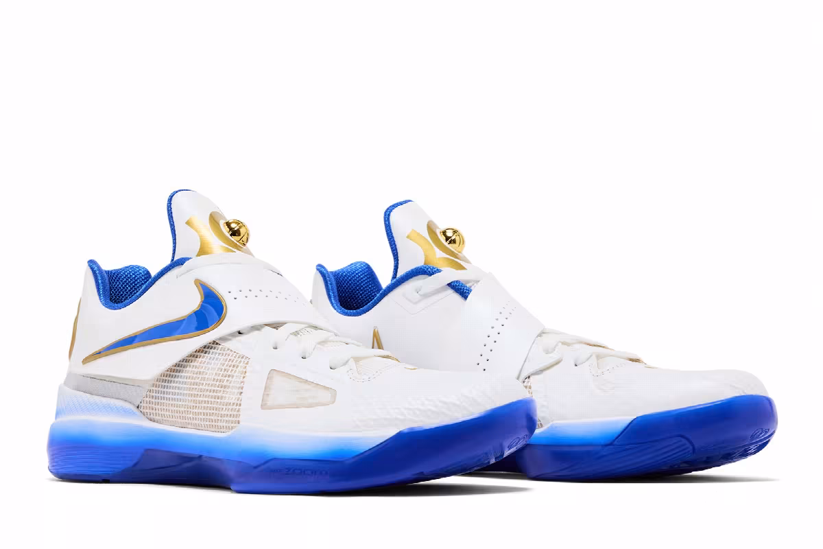 Nike Zoom KD 4 The Real MVP - Summit White, view 9