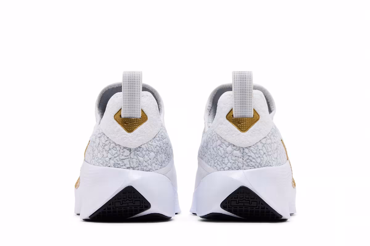 Nike LeBron TR 1 Wolf Grey/White/Bronze/Metallic Gold, view 7