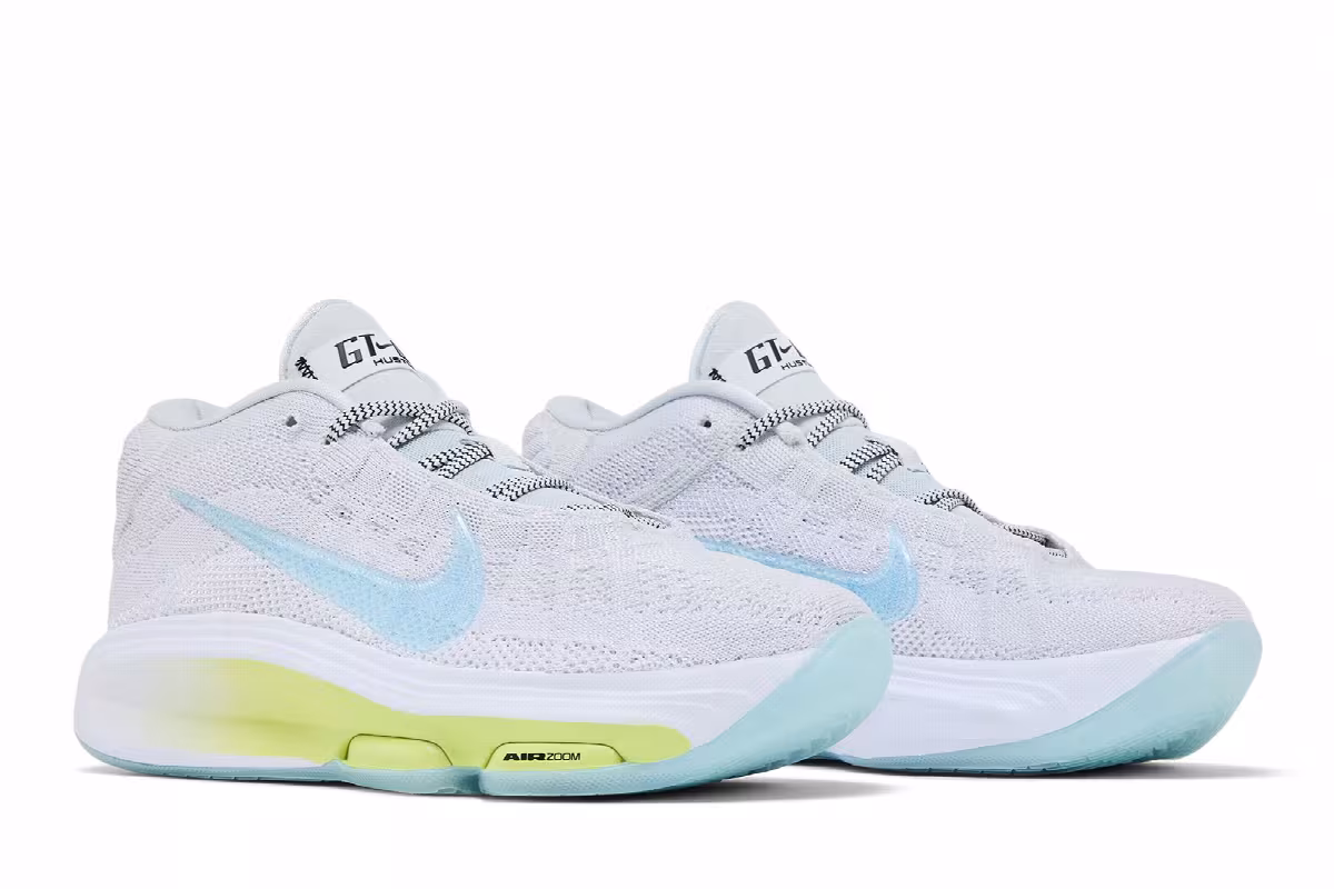 Nike Air Zoom GT Hustle 3 EP Pure Platinum Glacier Blue, view 9