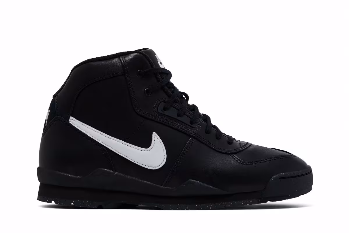 Stussy x Nike Air Baltoro Black White, view 2