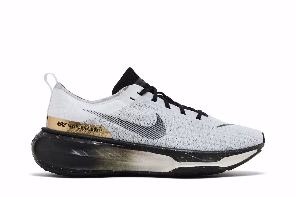 Nike ZoomX Invincible 3 Light Smoke Grey Gold, view 2