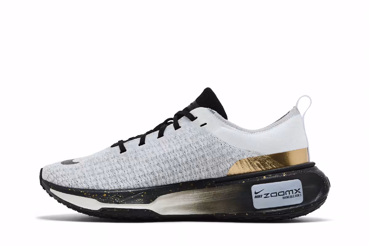 Nike ZoomX Invincible 3 Light Smoke Grey Gold, view 4