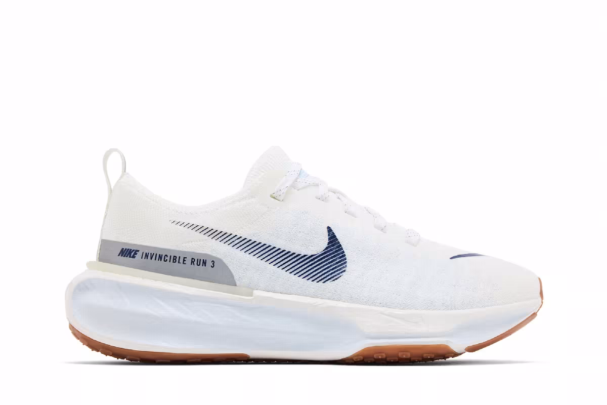 Nike Women's ZoomX Invincible 3 White Blue Tint, view 2