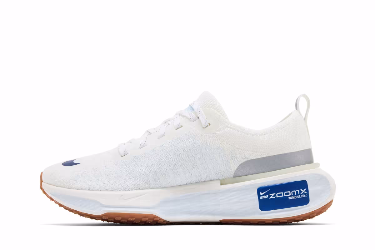Nike Women's ZoomX Invincible 3 White Blue Tint, view 4