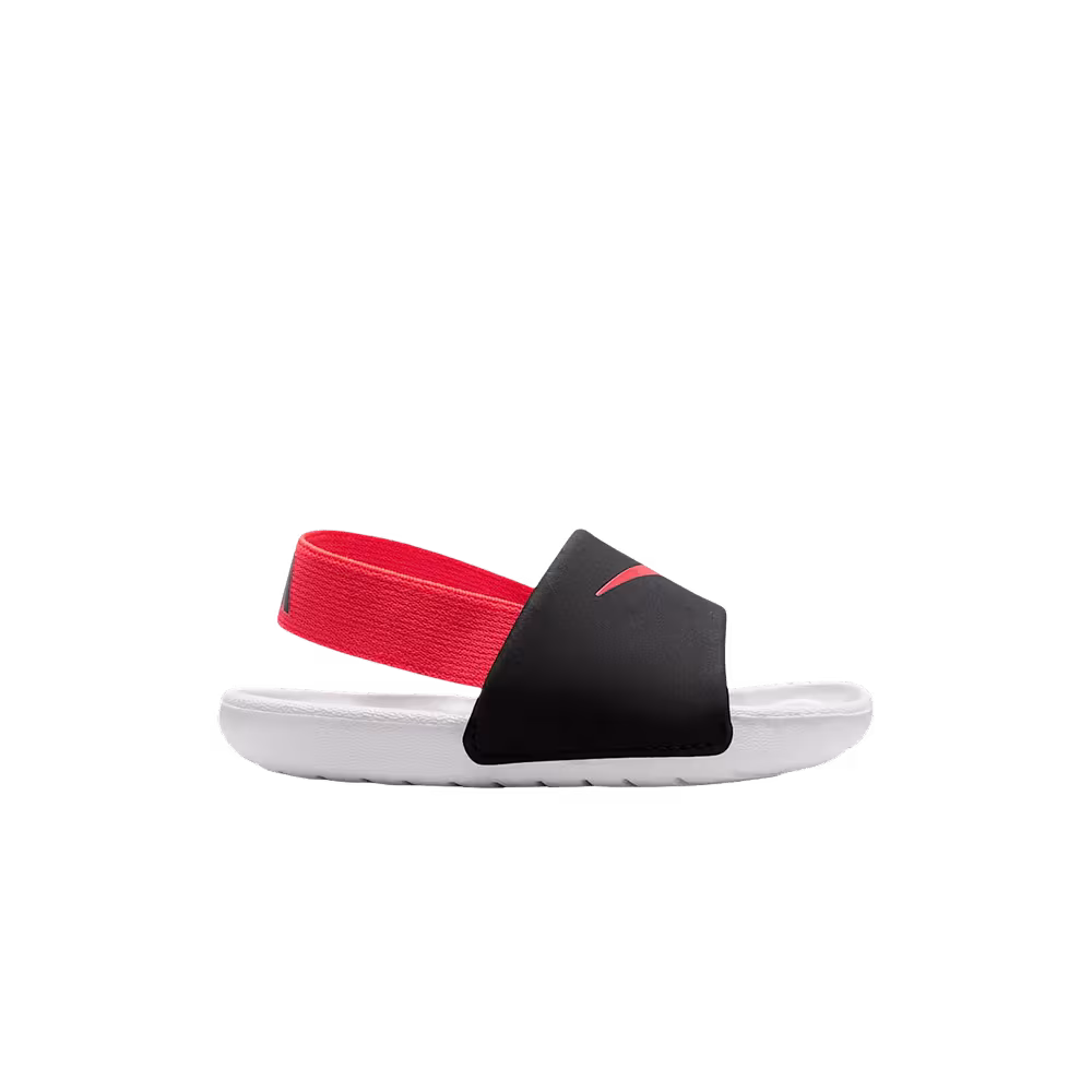 Nike Kawa Slides TD Black White Bright Crimson