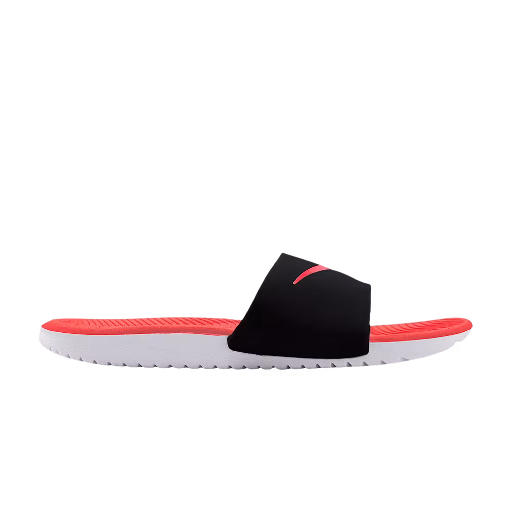Nike Kawa Slide GS PS Bright Crimson Black