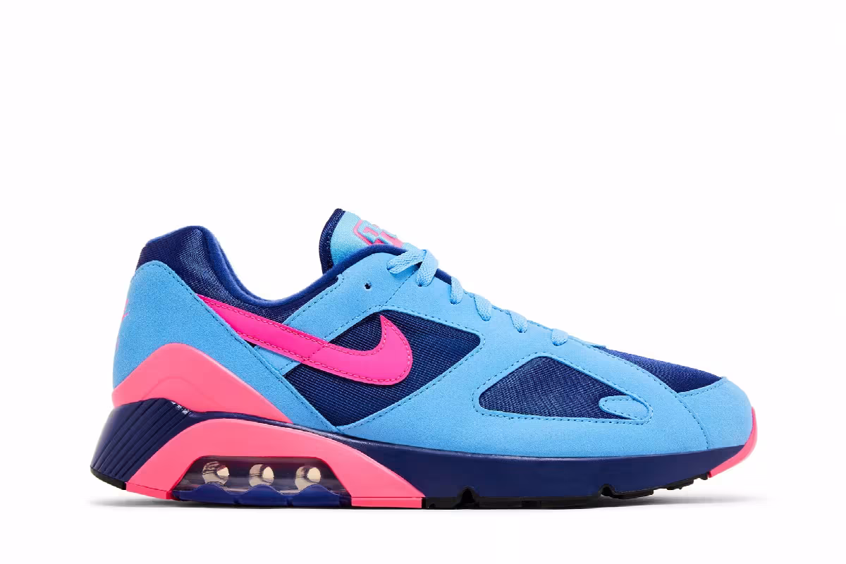 Nike Air Max 180 University Blue Hyper Pink, view 2