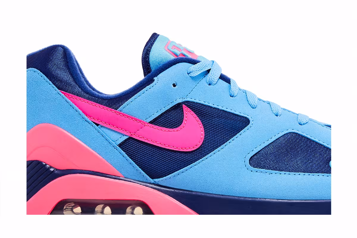 Nike Air Max 180 University Blue Hyper Pink, view 3