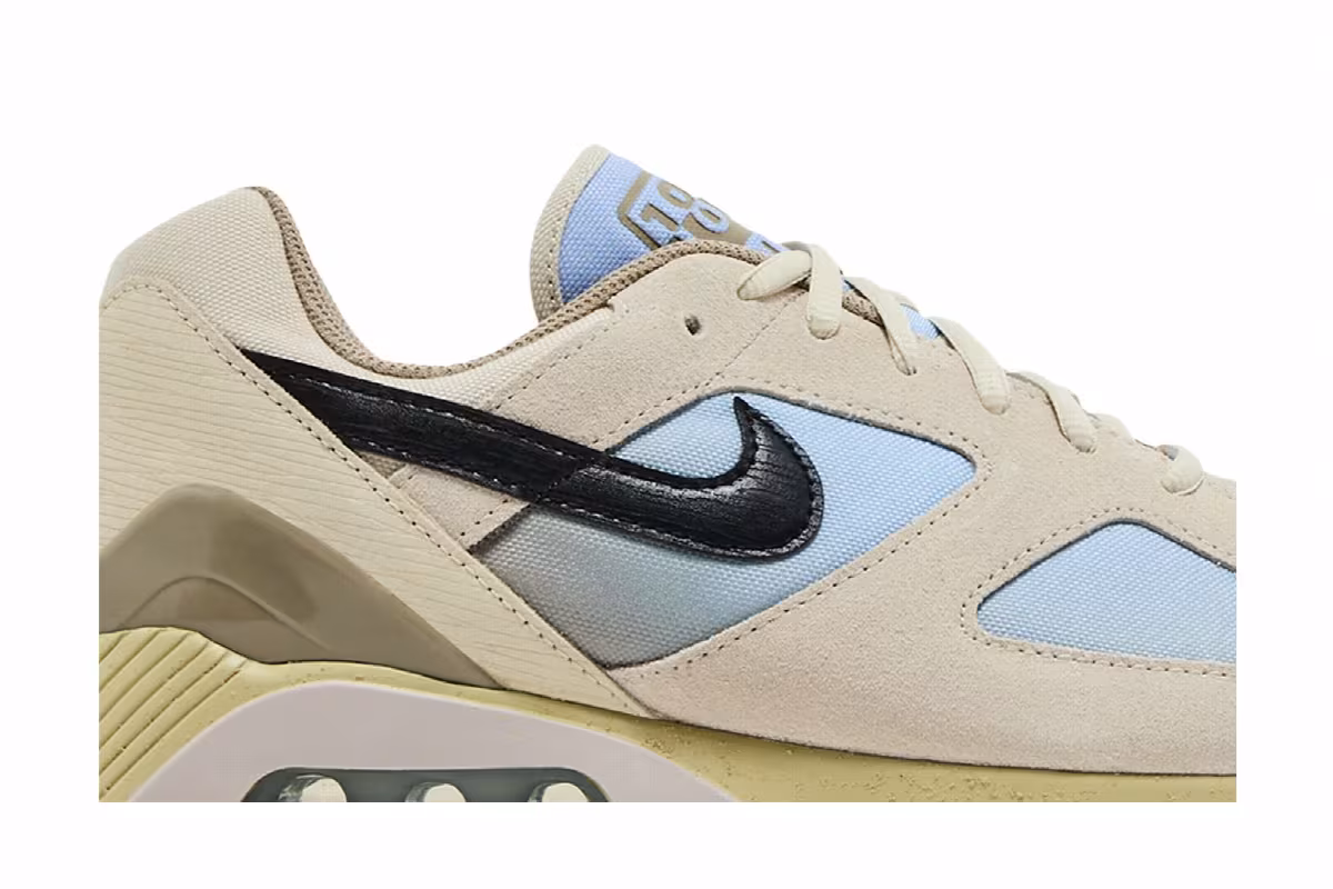 Nike Air Max 180 Light Khaki Psychic Blue, view 3