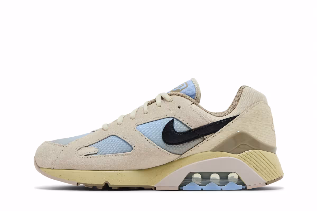 Nike Air Max 180 Light Khaki Psychic Blue, view 4