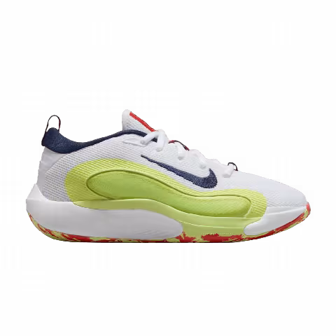 Nike IsoFly GS 'White Limelight Midnight Navy'