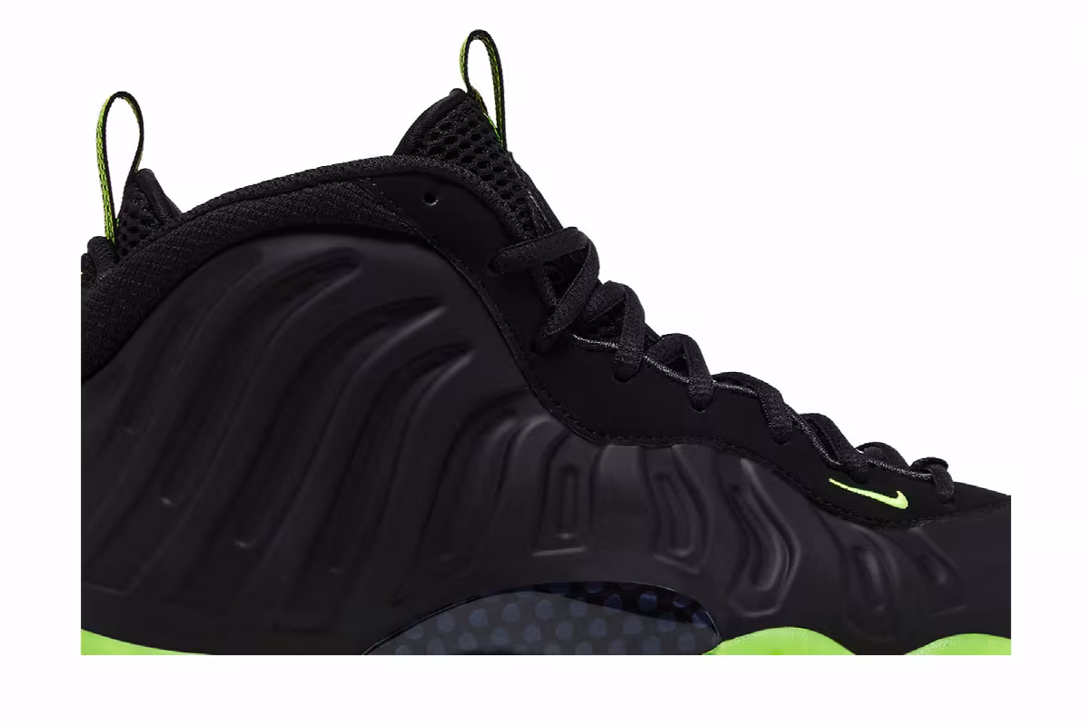 Nike Little Posite One GS Black Volt, view 3