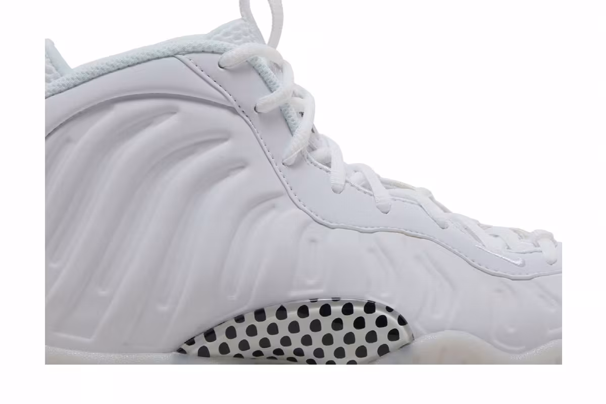 Nike Little Posite One GS Triple White, view 3