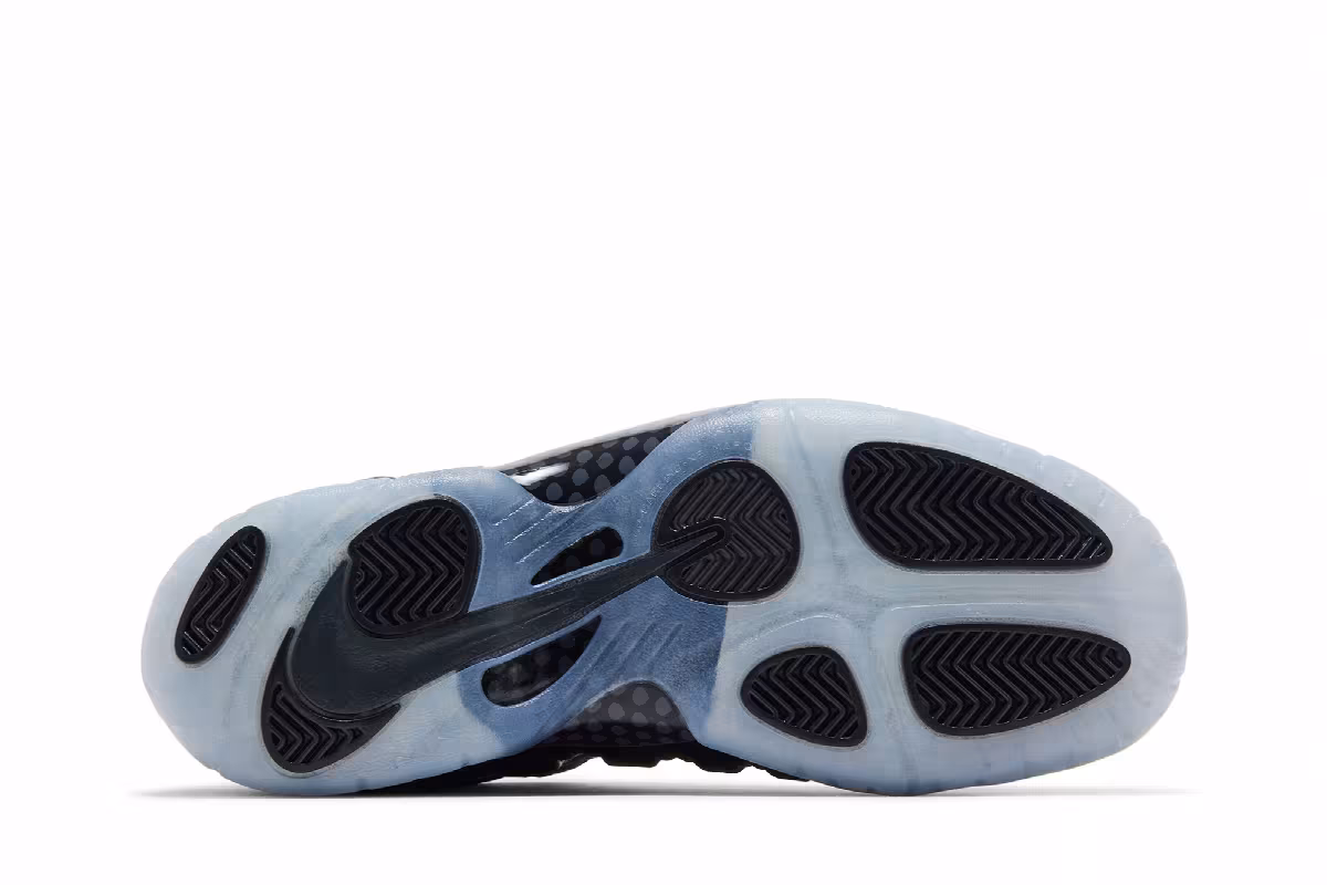 Nike Little Posite One GS Black/Black/Dark Smoke Grey/Black, view 5