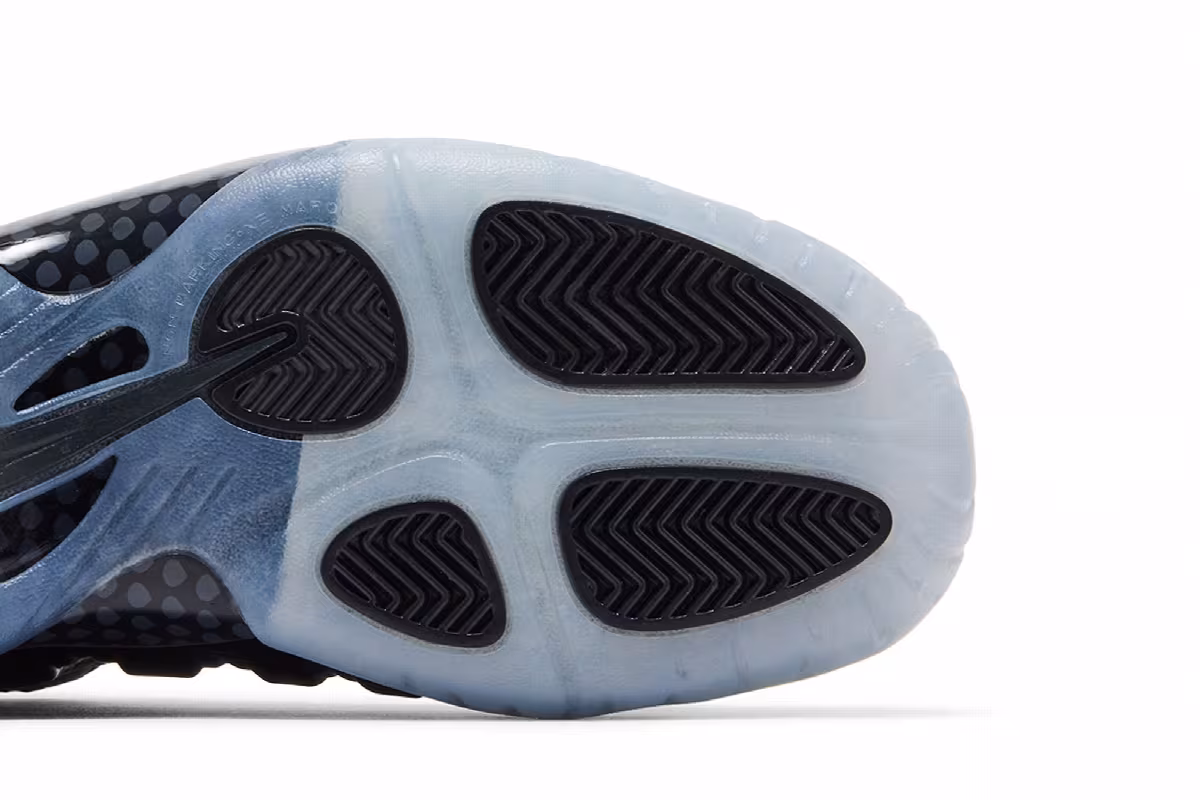 Nike Little Posite One GS Black/Black/Dark Smoke Grey/Black, view 6