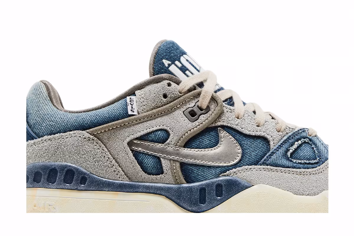 Nigo x Levi's x Nike Air Force 3 Low Olive Grey, view 3